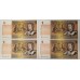 AUSTRALIA 1982 . ONE 1 DOLLAR BANKNOTES . JOHNSTON/STONE . CONSEC SEVEN . LAST PREFIX DPS